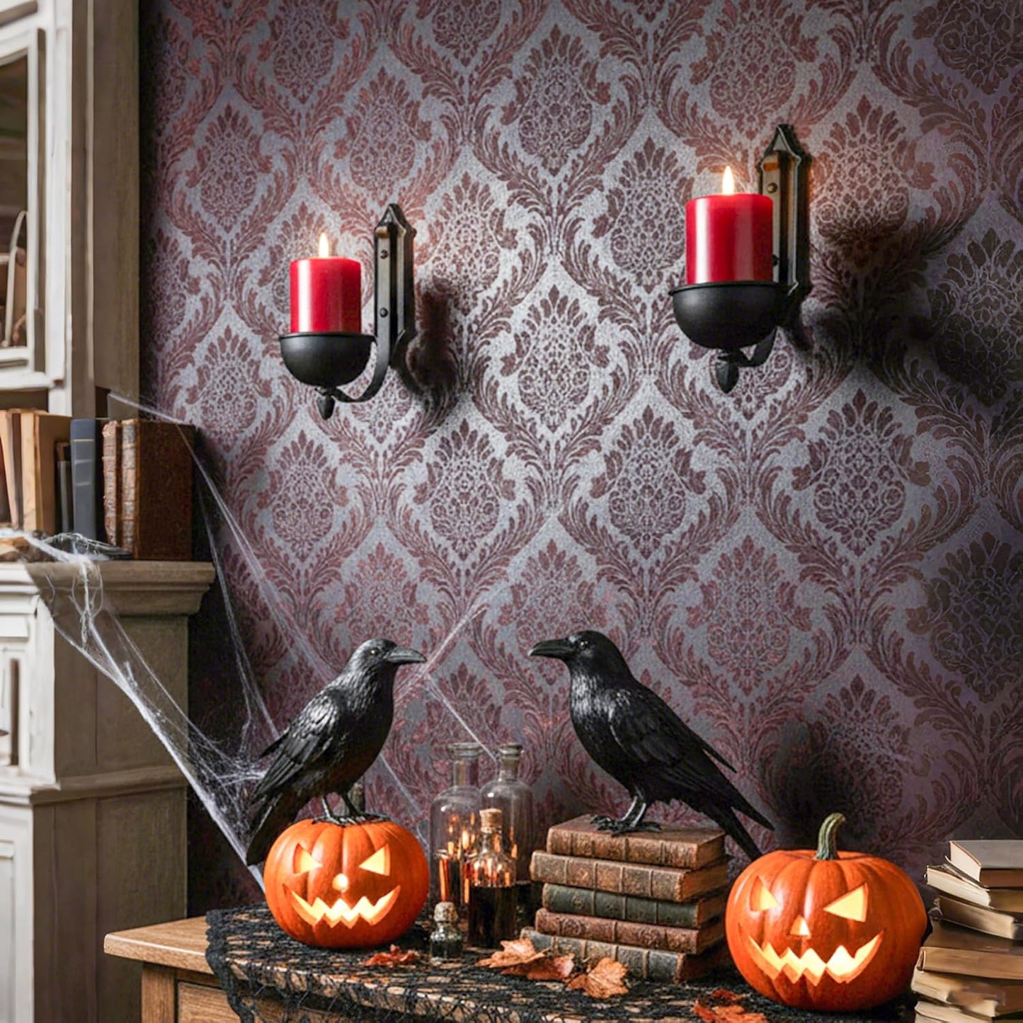 L Shape Candle Wall Sconce Set