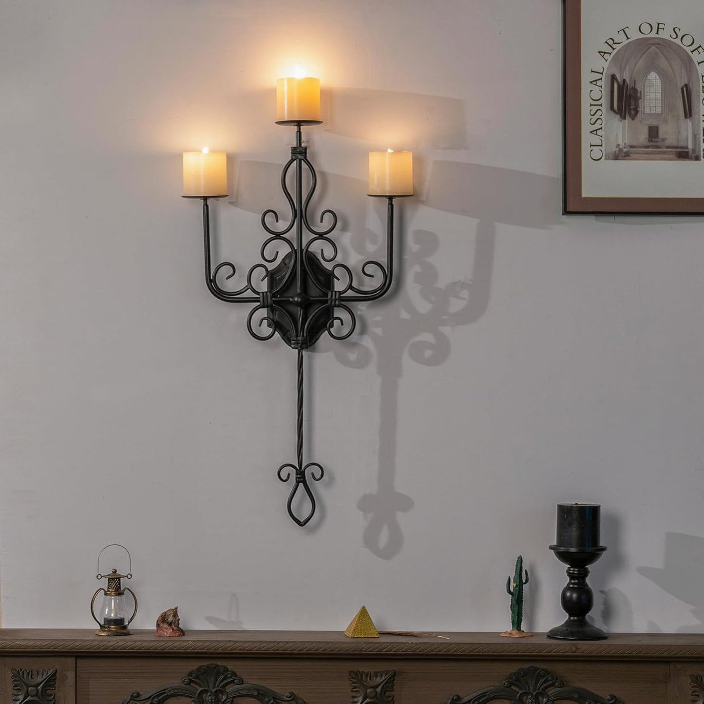 Gothic Victorian Candle Sconce