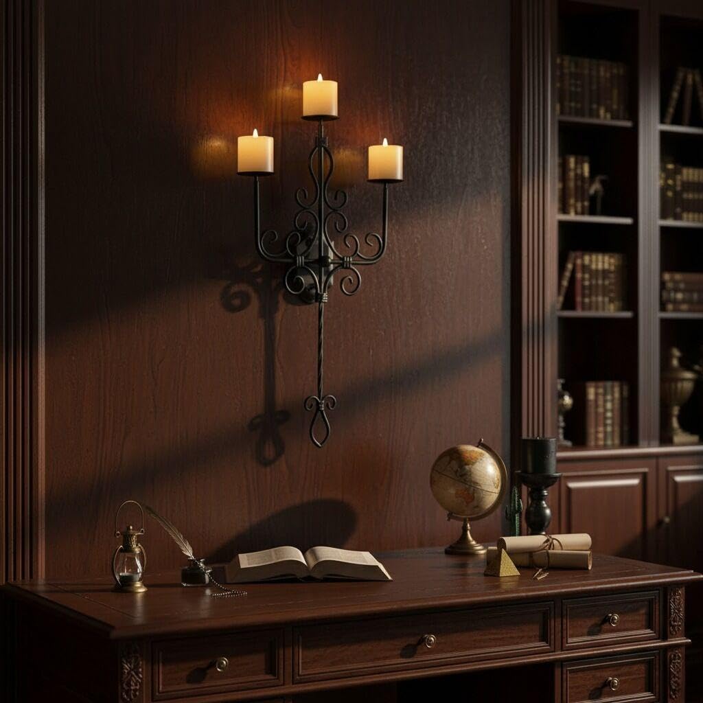 Gothic Victorian Candle Sconce