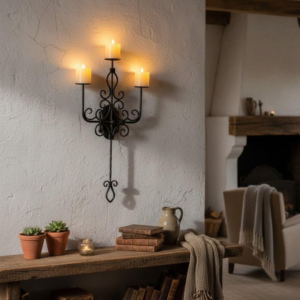 Gothic Victorian Candle Sconce