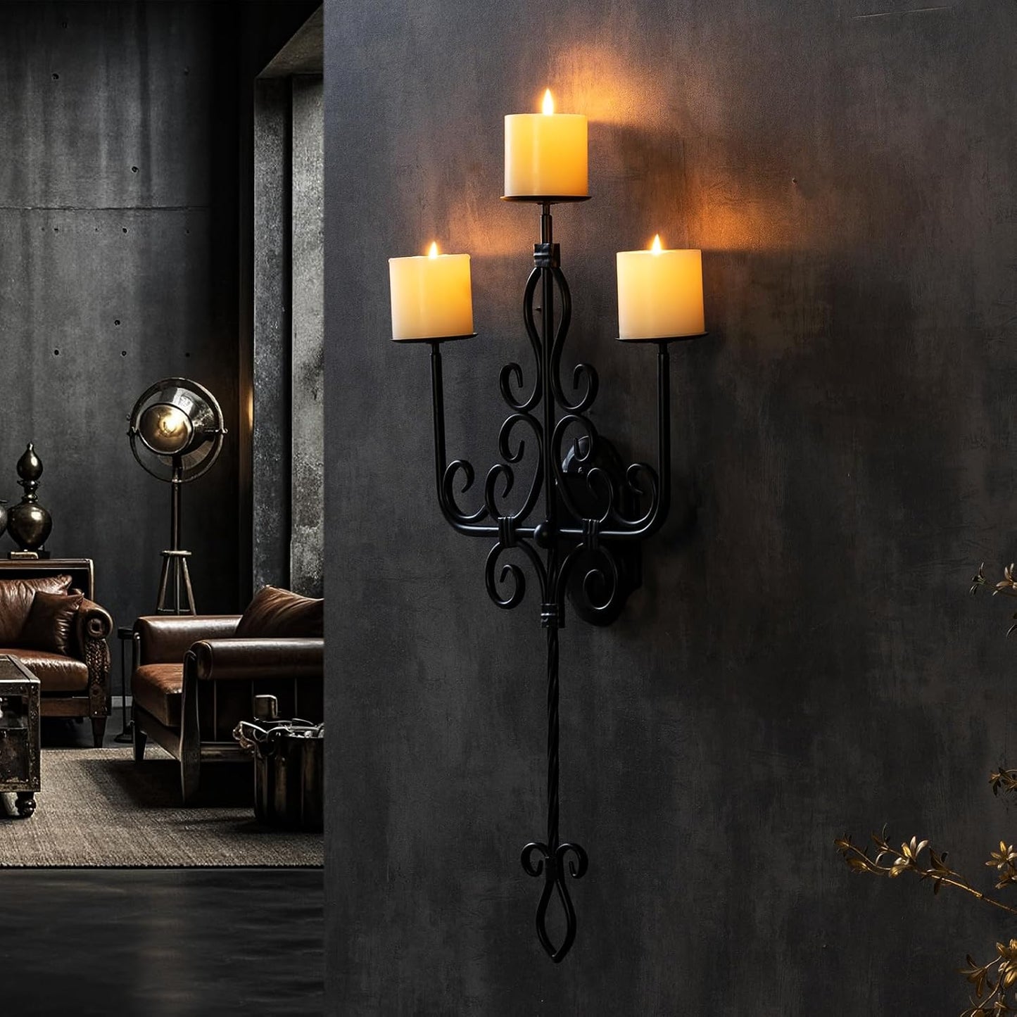 Gothic Victorian Candle Sconce