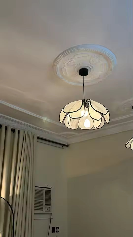 Hand-woven Lotus Pendant Lamp