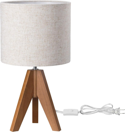 Linen Beige Tripod Table Lamp
