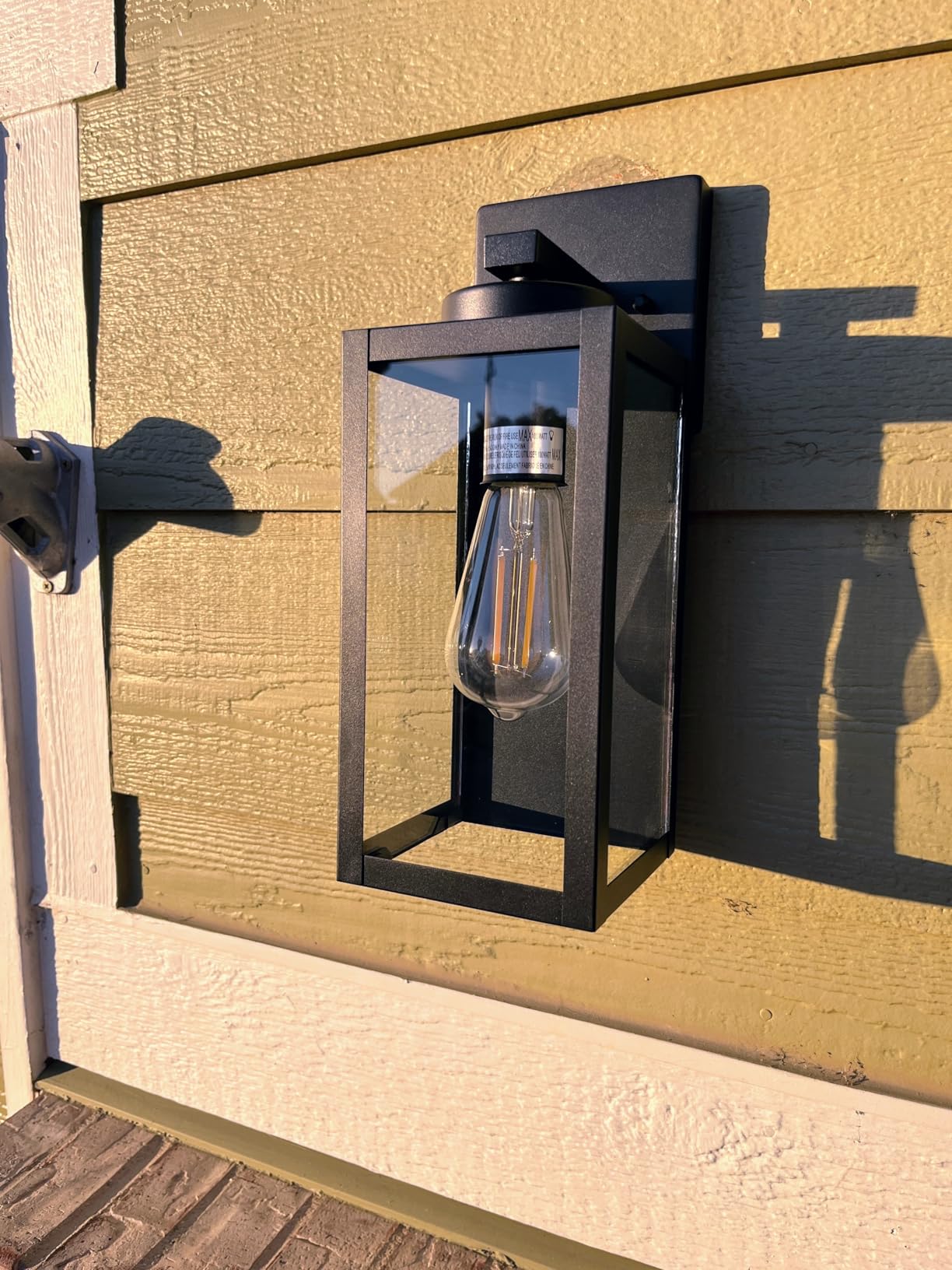Outdoor Entryway Lantern Wall Sconce Set
