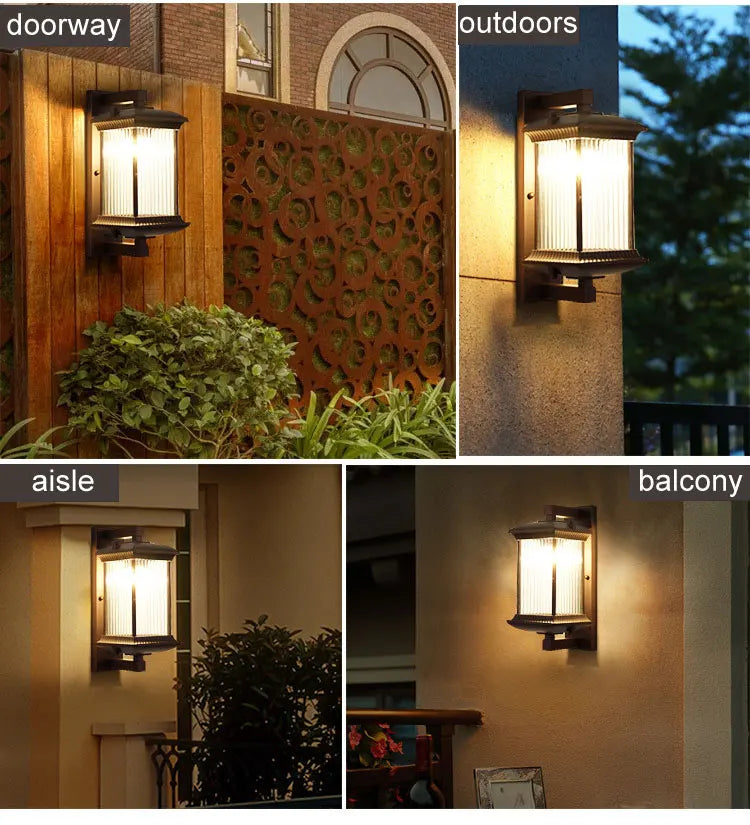Outdoor Garden Gate Wall Lamp