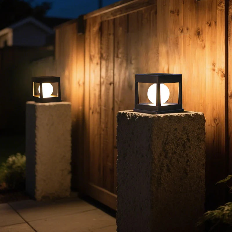 Outdoor Garden Lawn Pillar Lamp