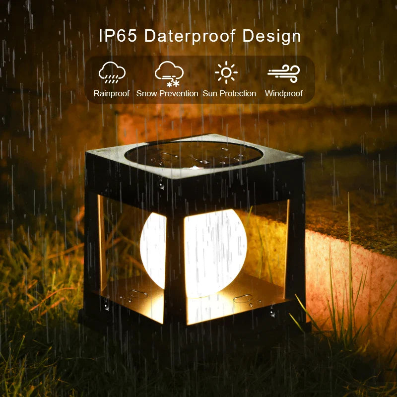 Outdoor Garden Lawn Pillar Lamp
