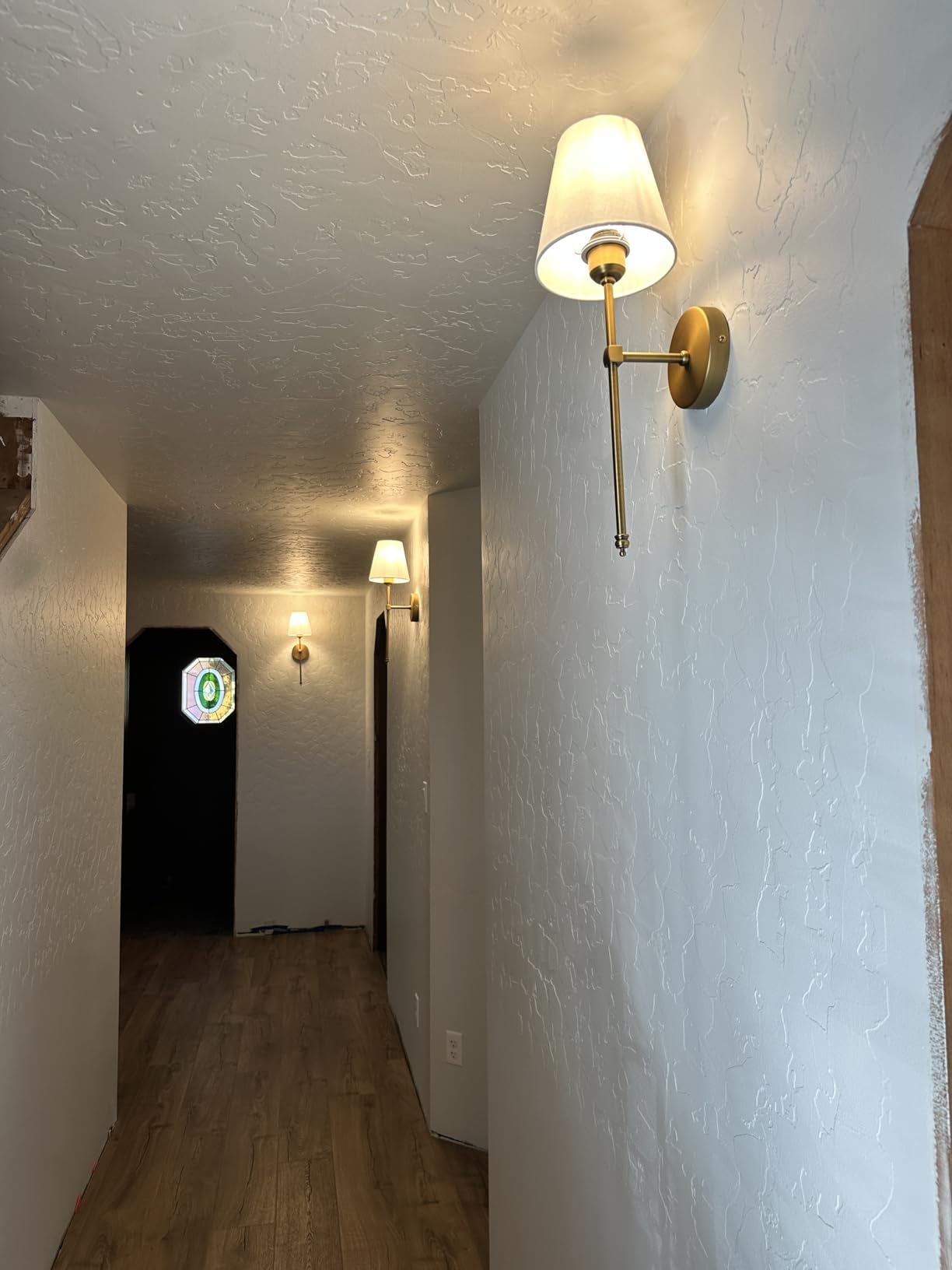 Vintage Style Gold Wall Sconces Set