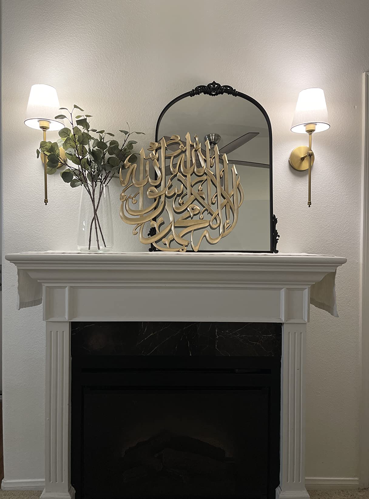 Vintage Style Gold Wall Sconces Set